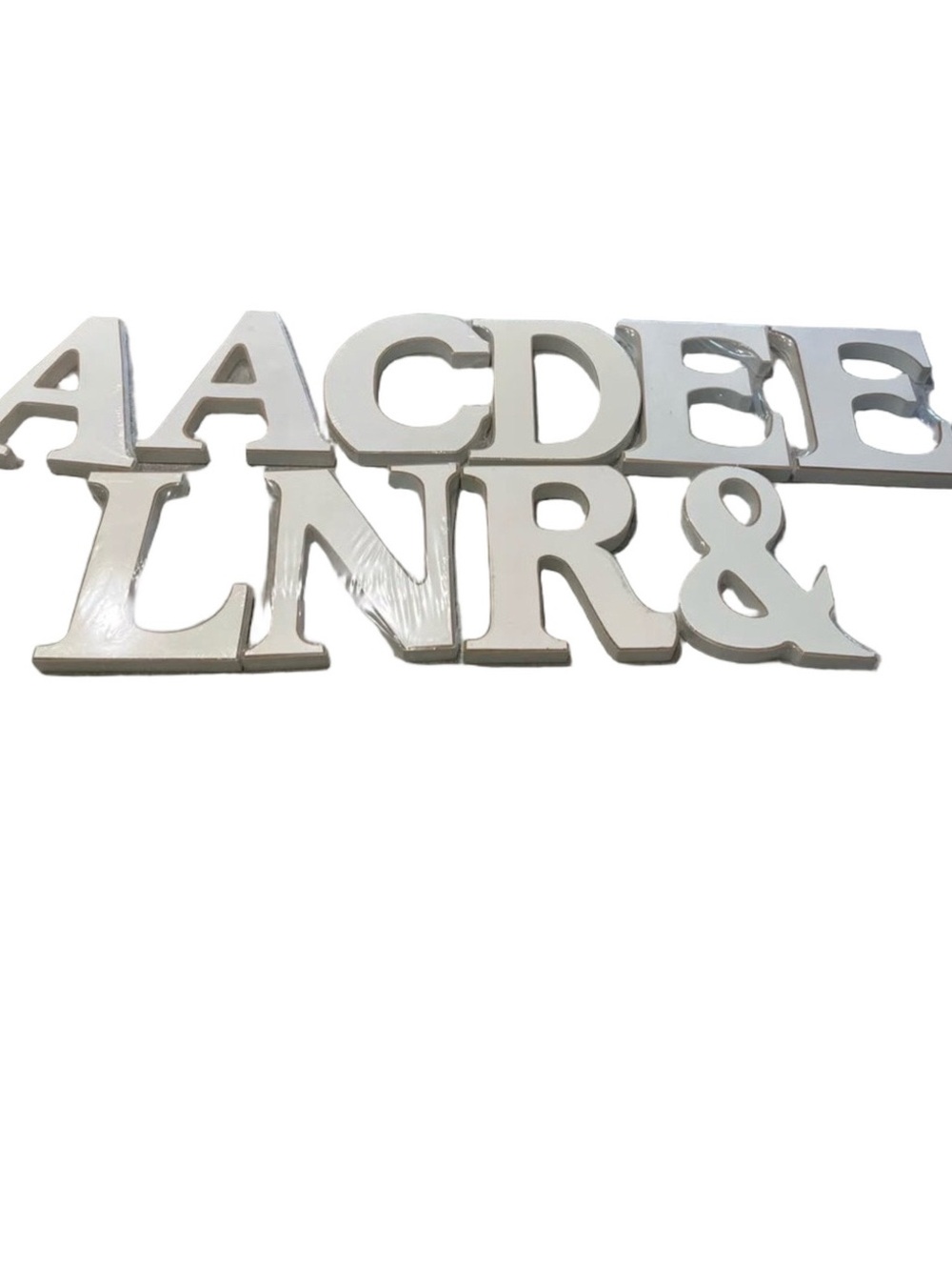 604. NWT LOT OF 10 PIER 1 DECORATIVE LETTERS